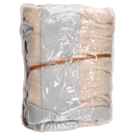 Mcr Safety Gloves, Big Jake Lthr Palm 4.5'' Duck Cuff L, 36PK VP1730L